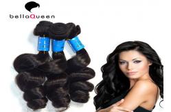 China Raw Brazilian Loose Wave Double Weft Hair Extensions Unprocessed supplier