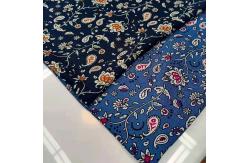 China Leaf Pattern Rayon Poplin Printed Woven Fabrics 142cm Width Anti Bacteria supplier