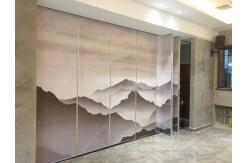 China Melamine Surface Floor To Ceiling Hanging System Restaurant Movable Partition Walls supplier