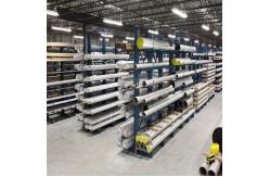 China Roll Out Warehouse Cantilever Racking Systems Wooden Aluminium Pipe Cantilever Racks supplier