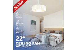 China 1stshine Energy Saving Silent Bladeless LED Ceiling Fan with Smart Remote Control supplier
