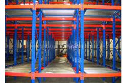 China First In First Out Racking System , Gravity Flow Rack In Warehouse Optional Dimension supplier