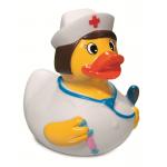 Doctor Nurse Character Custom Rubber Ducks Cute Soft Safe White Color For Toys Shop for sale