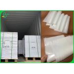 Food Grade 40gsm + 10g PE Material Coated White Kraft Paper For Hamburger Wrapping for sale