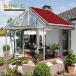 Aluminum Retractable Roof Awning Conservatory Full Cassette Folding Arm Awning for sale