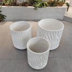 22 Pound Fiber Clay Planter Reinforced For Flower And Green Plant for sale