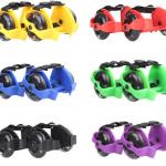 YOBANG Purple Classic Heel Wheels Skates With Flashing Lights for shoes kids