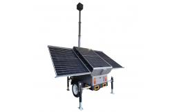 China Solar Panel Security Trailer Solar Power Trailer For Outdoor Monitoring supplier