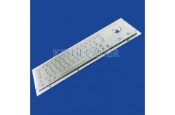 China Rugged 65 Keys Industrial Kiosk Keyboard With Short Keys And Trackball supplier