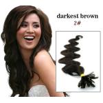 OEM Custom U - tip Remy Human Pre Bonded Hair Extension for sale