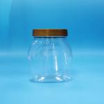 Transparent Wide Mouth Plastic PET Jar For Food Noodles Biscuits Candy Packaging for sale