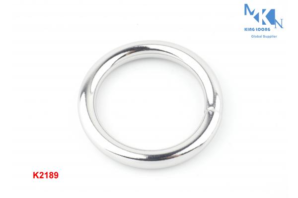 3 Inch Metal O Ring Buckle Shiny Light Custom Handbag Hardware Accessories