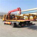 5 Tons Road Rescue Trailer With 5tons Crane   Wrecker With Crane