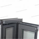 Commercial Aluminum System Windows With Function Of Sound Heat Insulation