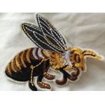 Metal Thread Custom Embroidered Patches  Sew On Cloth Badges Nice Design for sale
