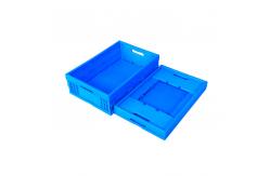 China Stacking Design Collapsible Plastic Box For Grocery Food / Garment Companies supplier