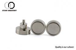 China Customized Neodymium Pot Magnets , Strong Neodymium Magnets With Screw supplier