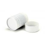 White Cylinder Paper Tube Packaging Eco-friendly For Cosmetics / Gift for sale