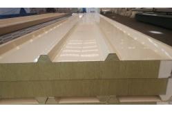 China Warehouse Fabhouse Rockwool Sandwich Panel 50mm Cold Room Panel With Polyurethane supplier