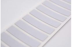 China 25mmx6mm High Temperature Adhesive Labels 1.5mil White Gloss Polyimide Label supplier