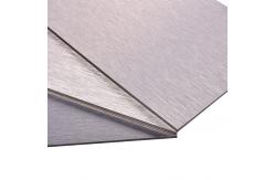 China 5.5kg/M2 Brushed Aluminum Composite Panel Corrosion Scratch Resistant supplier