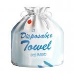 China 20*20cm Disposable Cotton Face Cloths / Disposable Face Towel Roll 130g manufacturer