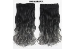 China Ombre Synthetic Hair Extensions , Synthetic One Piece Hair Extensions supplier