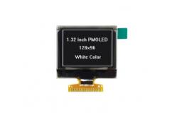 China 1.32'' 30 Pin SPI I2C Parallel Monochrome PMOLED Display SSD1327 128x96 White supplier