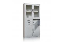 China KD Structure Durable Metal Storage Cabinet With Safe Box supplier
