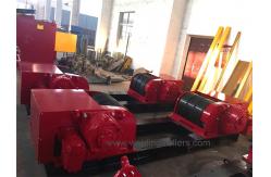 China 200T Heavy Duty Welding Turning Rolls Bolt Adjustment With PU Rollers supplier