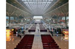 China UV Resistant Prefabricated Steel Structures Large Span Prefab Bus / Train Station supplier