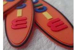 China Rose Red Soft PVC Patches For Face Washing Instrument / Soft Silicone Patch supplier