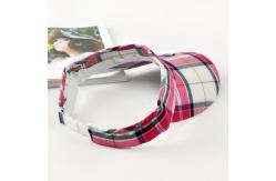 China Anti - Pilling Unisex Beige Sun Visor Hat Digital Printing Technics Available supplier