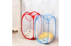 China Bulk Collapsible PP Plastic Laundry Basket Mesh Laundry Bag supplier