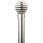 Modern 16mm Spherical Strip Stainless Steel Exquisite Curtain Rod for sale