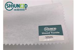 China Soft Fusible Interlining Fabric / Non Woven Interlining Polyester Viscose Cut Away supplier