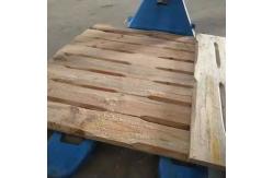China Automatic Feeding Solid American Wooden Pallet Chamfering Machine supplier