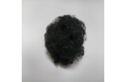 China Moisture-Wicking Recycled Polyester Staple Fiber 1.4D 38mm Black With Better Crimp supplier