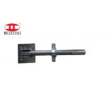 Steel Galvanized Hollow Or Solid Swivel Scaffolding Jack Base for sale