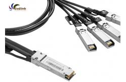 China QSFP-4X10G-AC7M 40G 7M Qsfp To Sfp+ Breakout Cable supplier