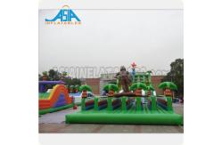 China Waterproof Inflatable Amusement Park / Giant Inflatable Obstacle Course supplier