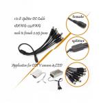 Tuning Fork DC Plug 5.5*2.1mm Dc Molding Cable