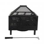 Customized Wire Welded Steel Barbecue Grills  Wood Fired Metal Bbq Pit for sale