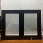 Waterproof Weatherproof Aluminium Slat Window Awning Black Aluminum Frame Awning Windows