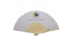 China Elegant Foldable Hand Fans 21cm 23cm Customized Handheld Fan For Wedding supplier