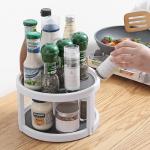 Multi Layer PP Kitchen Rotary Shelf Seasoning Rack for Kitcchen Use for sale