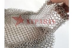 China Space Partition Stainless Steel Metal Ring Mesh 1.2mmx10mm supplier