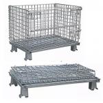 50*50mm Hole Wire Mesh Container Pallet Cages for sale