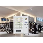 Refrigerated Automatic Fruit Fresh Salad Vending Machine 22 Inch Advertising Screen