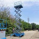 16m Scissor Lift Mobile 1000kg 2000kg Small Electric Scissor Lift